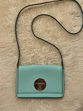 Kate Spade Newbury Lane Saffiano Leather Crossbody
 in Light Blue
